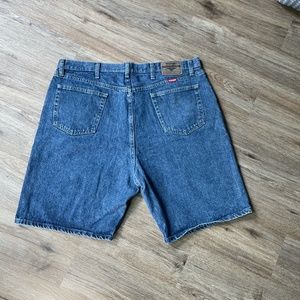 Blue Jean Shorts By Wrangler, Waist 42